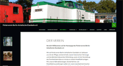 Desktop Screenshot of eisenbahnverein-wittenberg.de