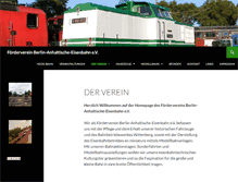 Tablet Screenshot of eisenbahnverein-wittenberg.de